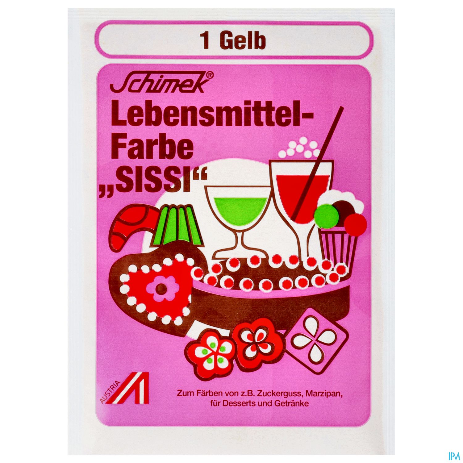 Schimek Lebensmittelfarbe Nr 1 Zitronengelb 4g