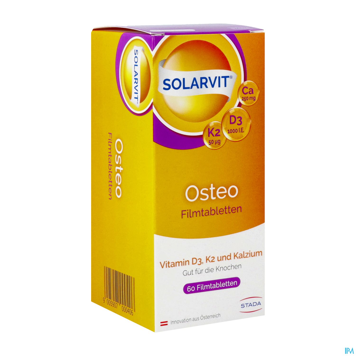D3 Tabl Solarvit K2 Ca Osteo 60st