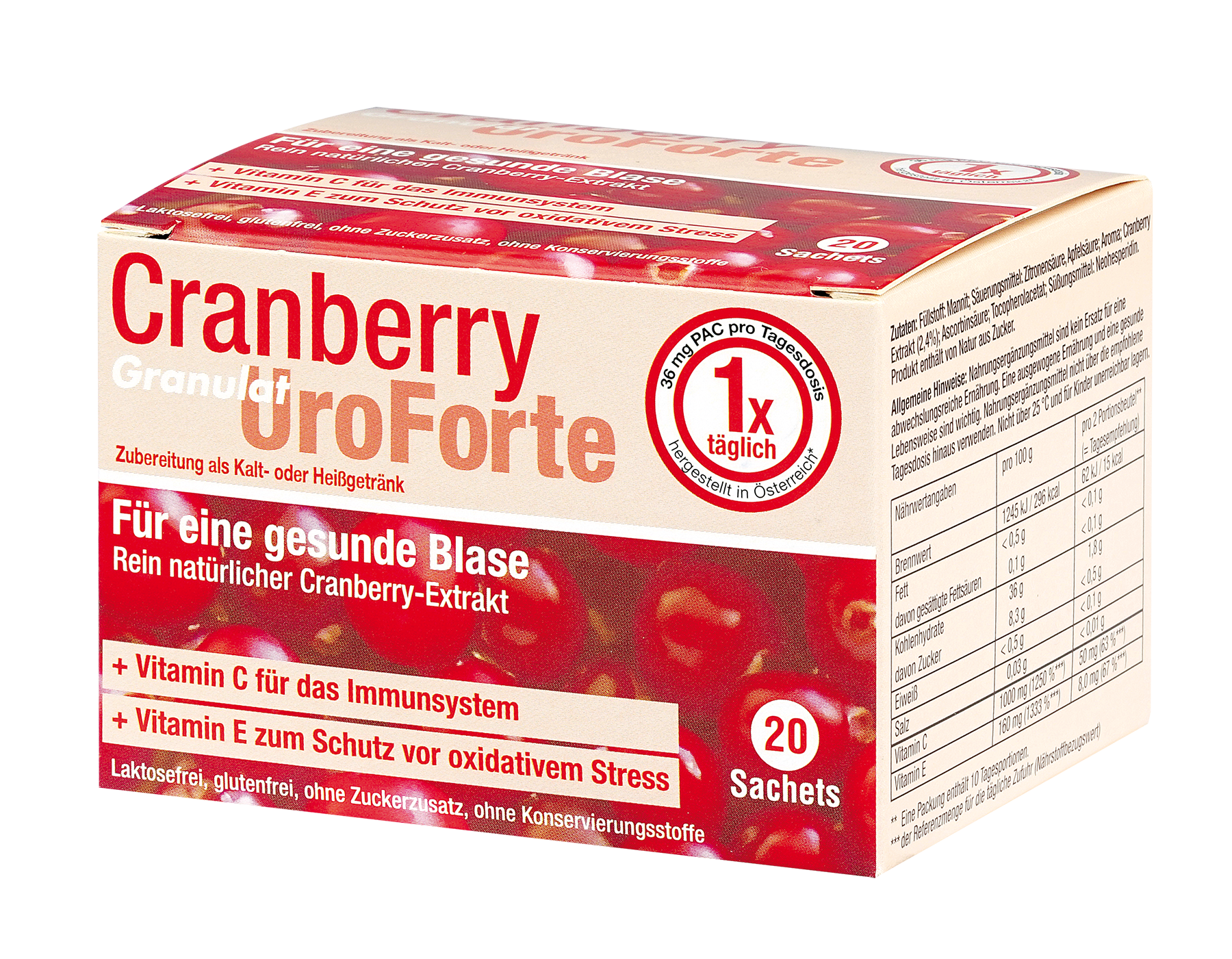 BIOGELAT CRANBERRY UroForte-Granulat