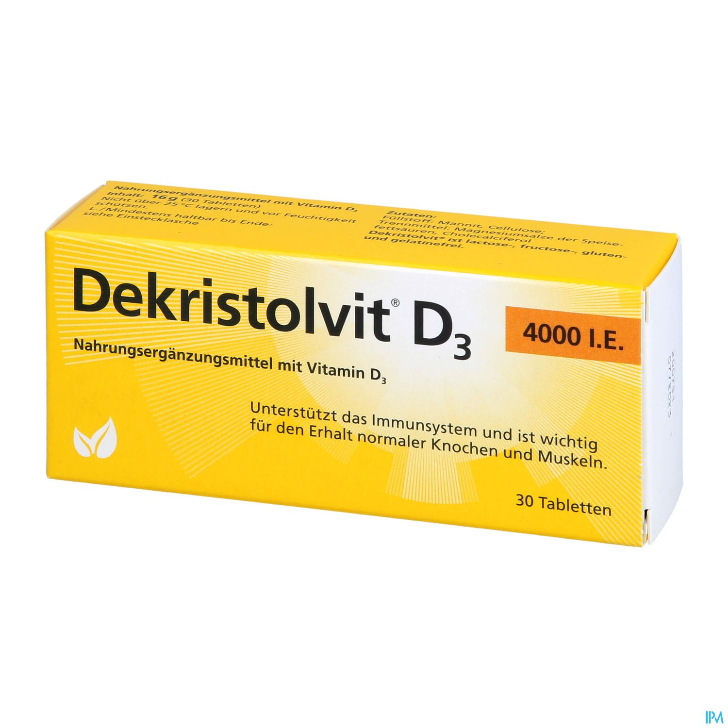 Dekristolvit D3 4000ie Tabl 30st