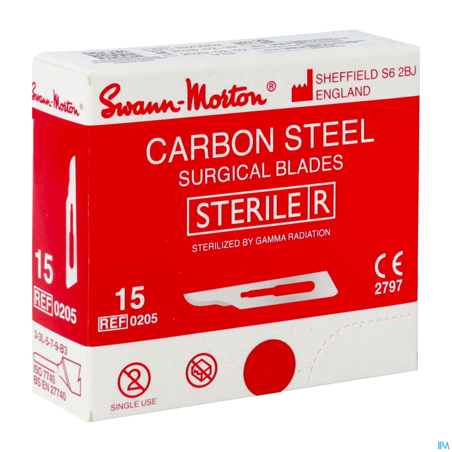 Skalpellklingen Swann Morton Gr 15 Smks15 1pk