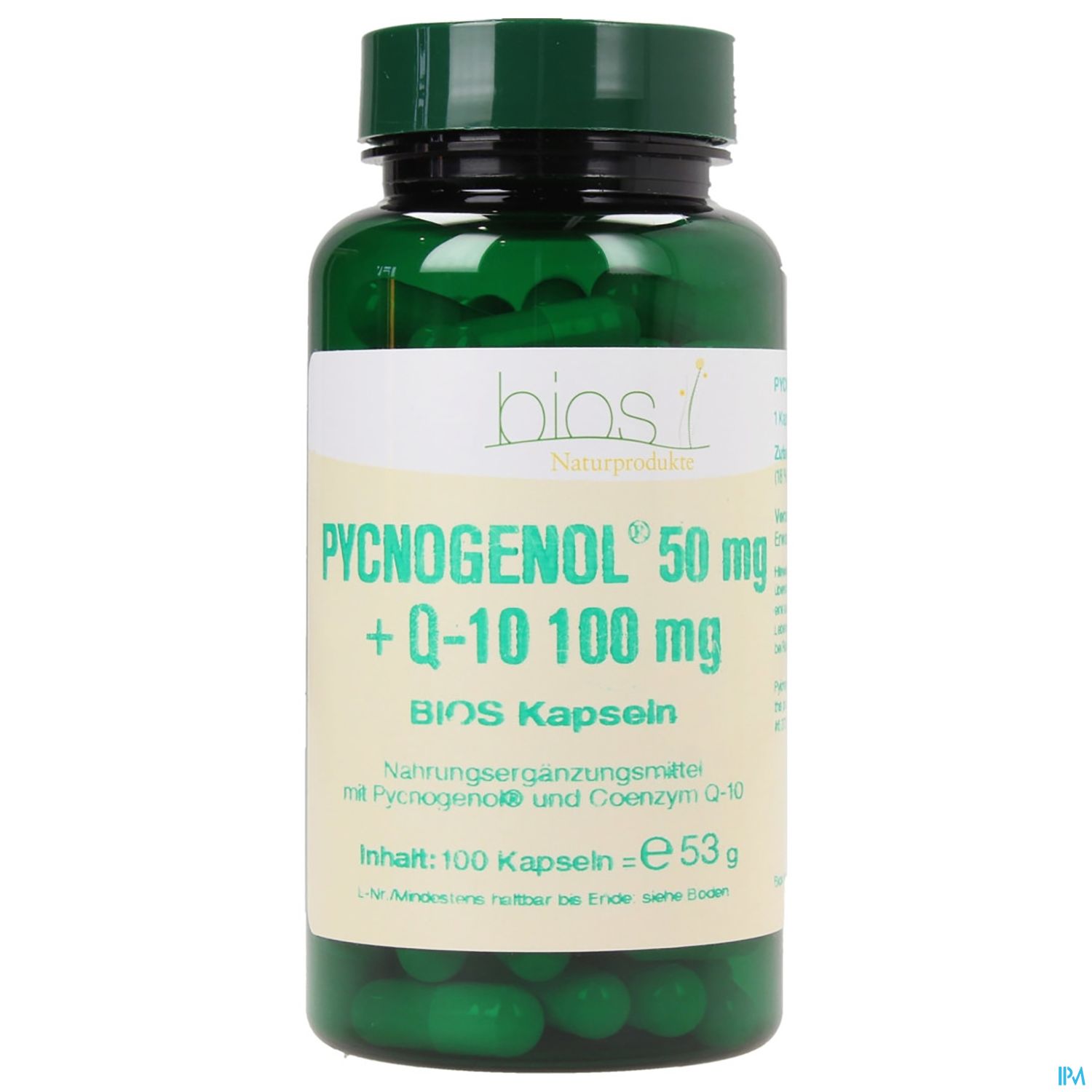 Bios Pycnogenol® 50mg + Q-10 100mg 100 Kapseln