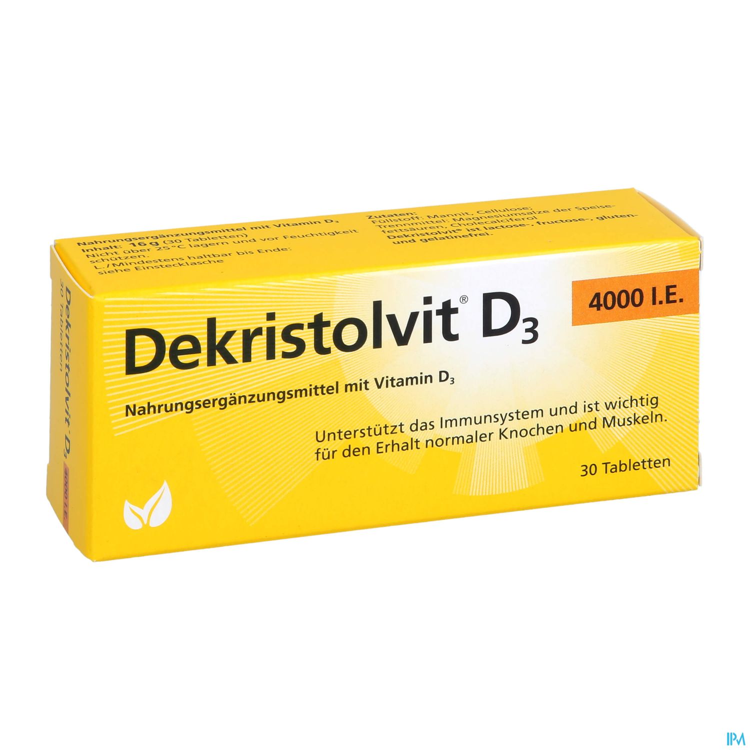 Dekristolvit D3 4000ie Tabl 30st