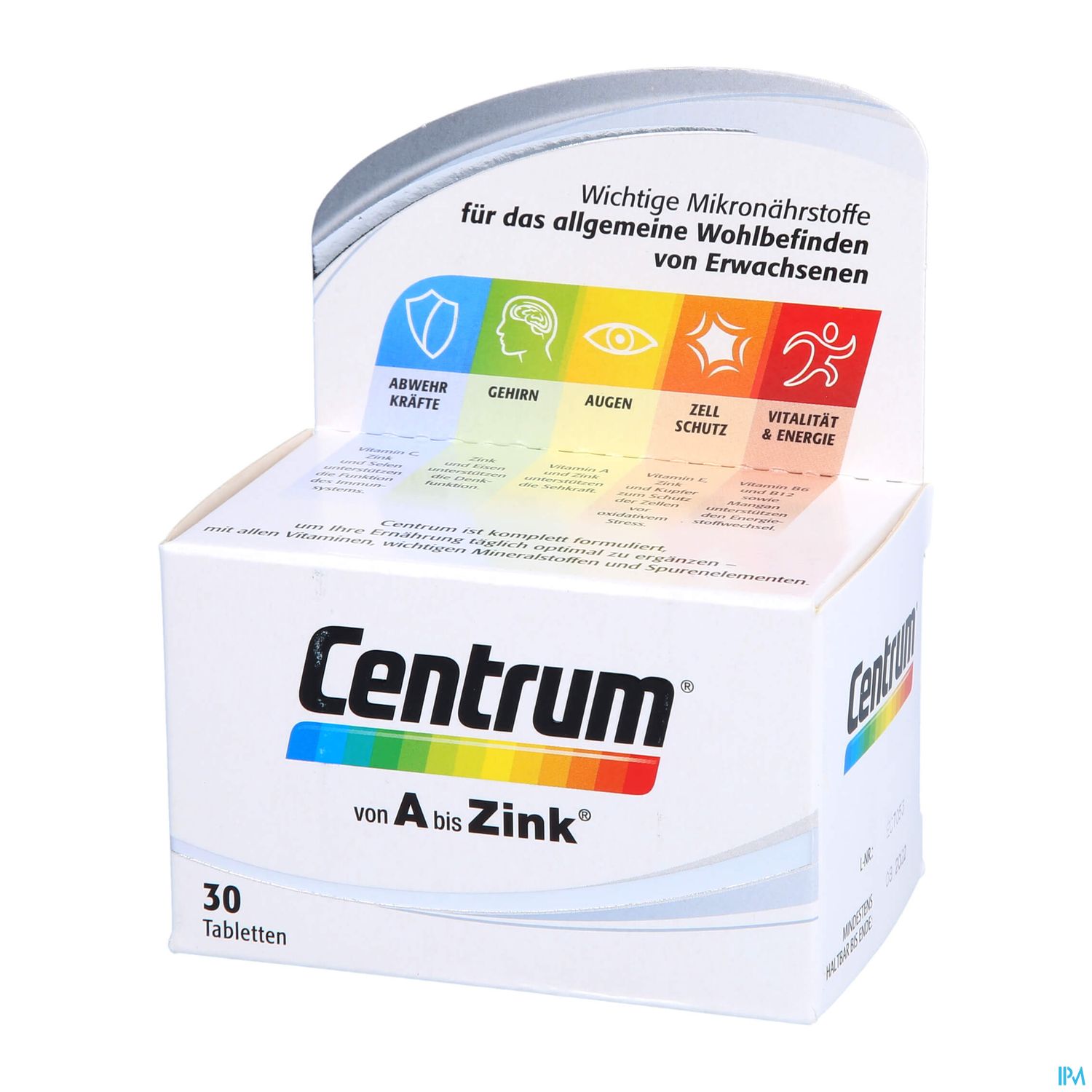 Centrum Tabl A-zink 30st