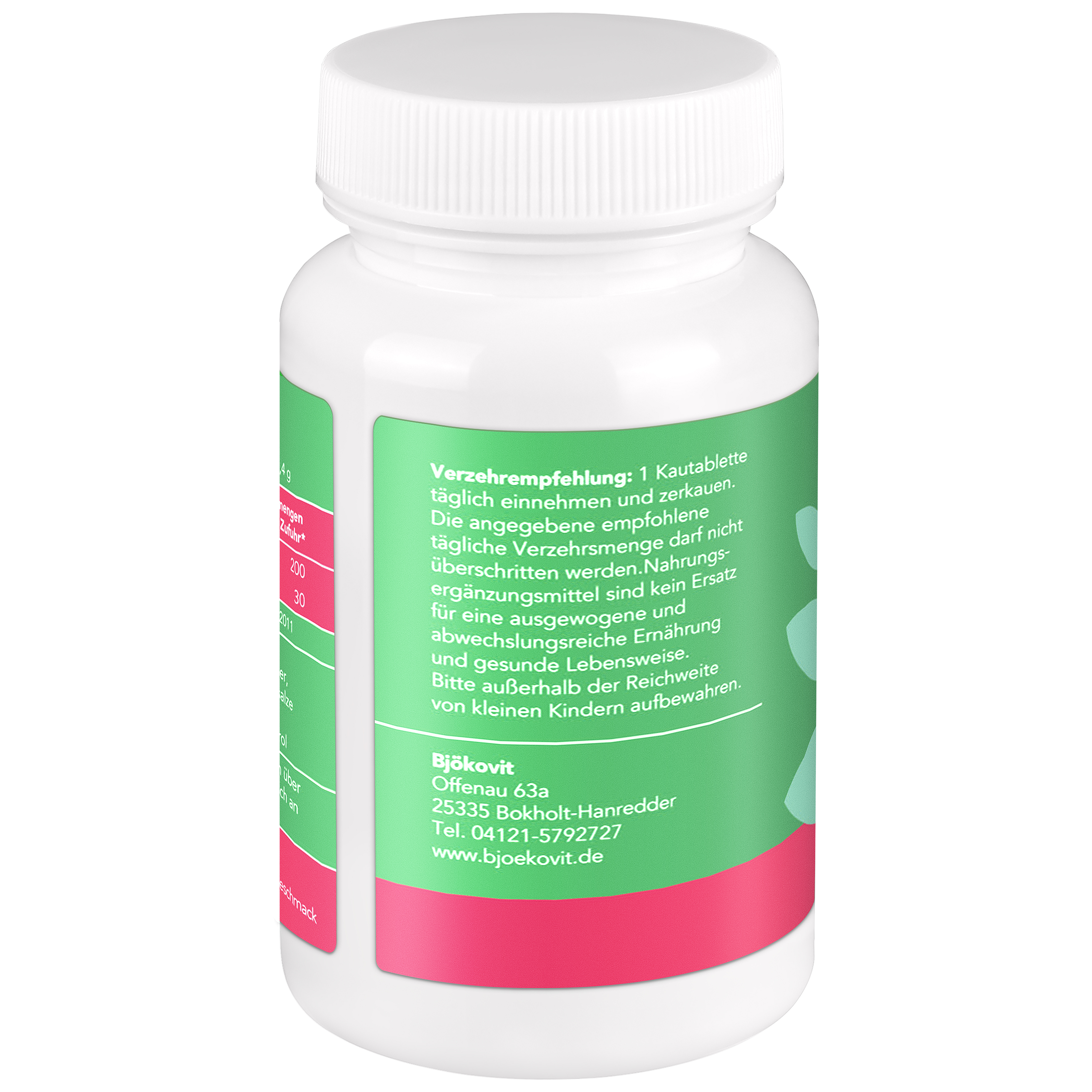 BjökoVit Vitamin D3+K2 Kautabletten für Kinder vegan