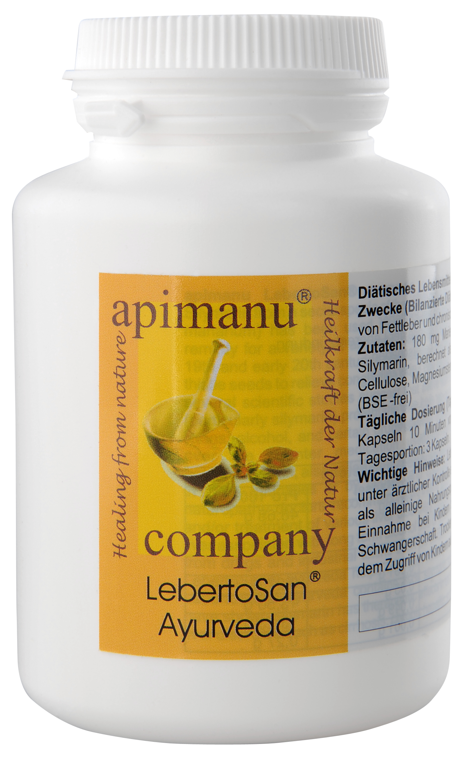apimanu LebertoSan ayurveda– pflanzlicher Leberschutz