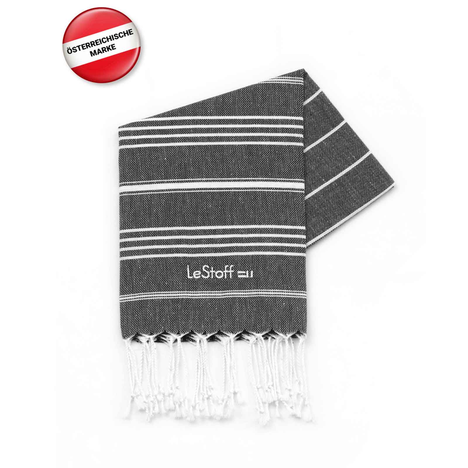 BIO LePetit Handtuch Anthracite