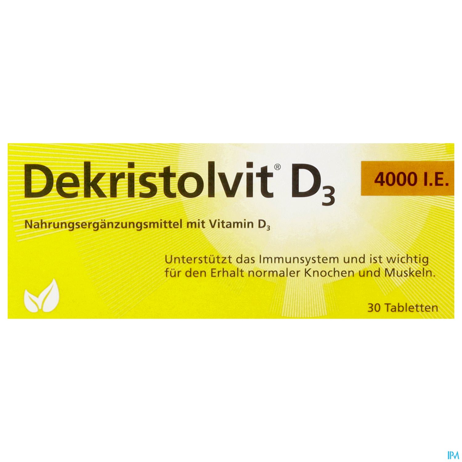Dekristolvit D3 4000ie Tabl 30st