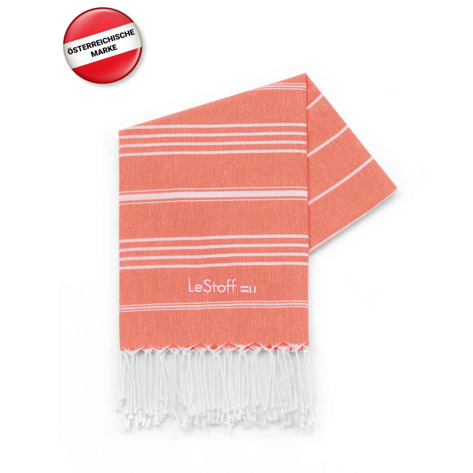 BIO LePetit Handtuch Coral Salmon