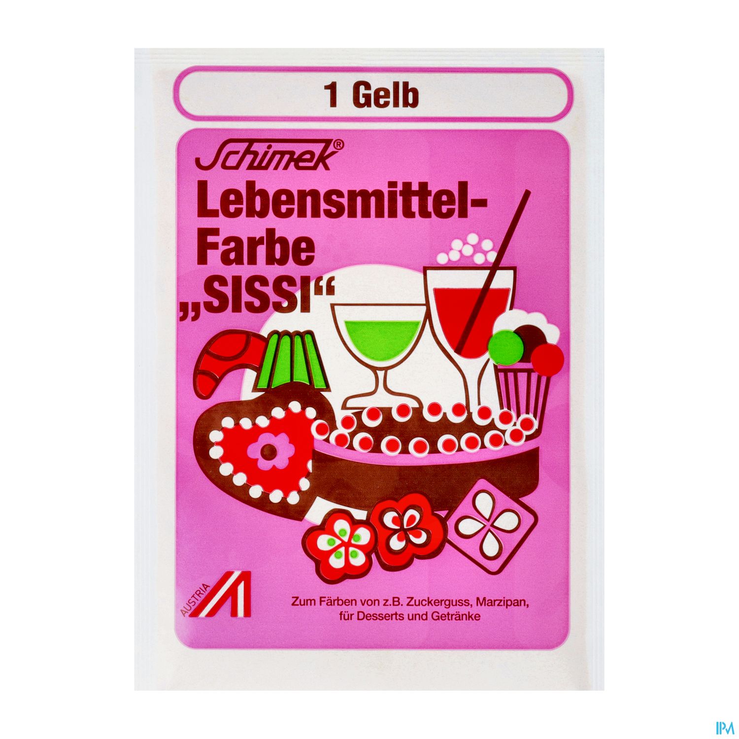 Schimek Lebensmittelfarbe Nr 1 Zitronengelb 4g