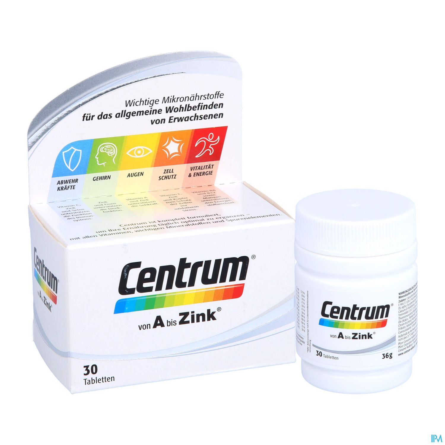 Centrum Tabl A-zink 30st