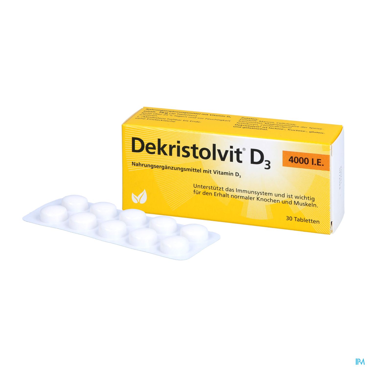 Dekristolvit D3 4000ie Tabl 30st
