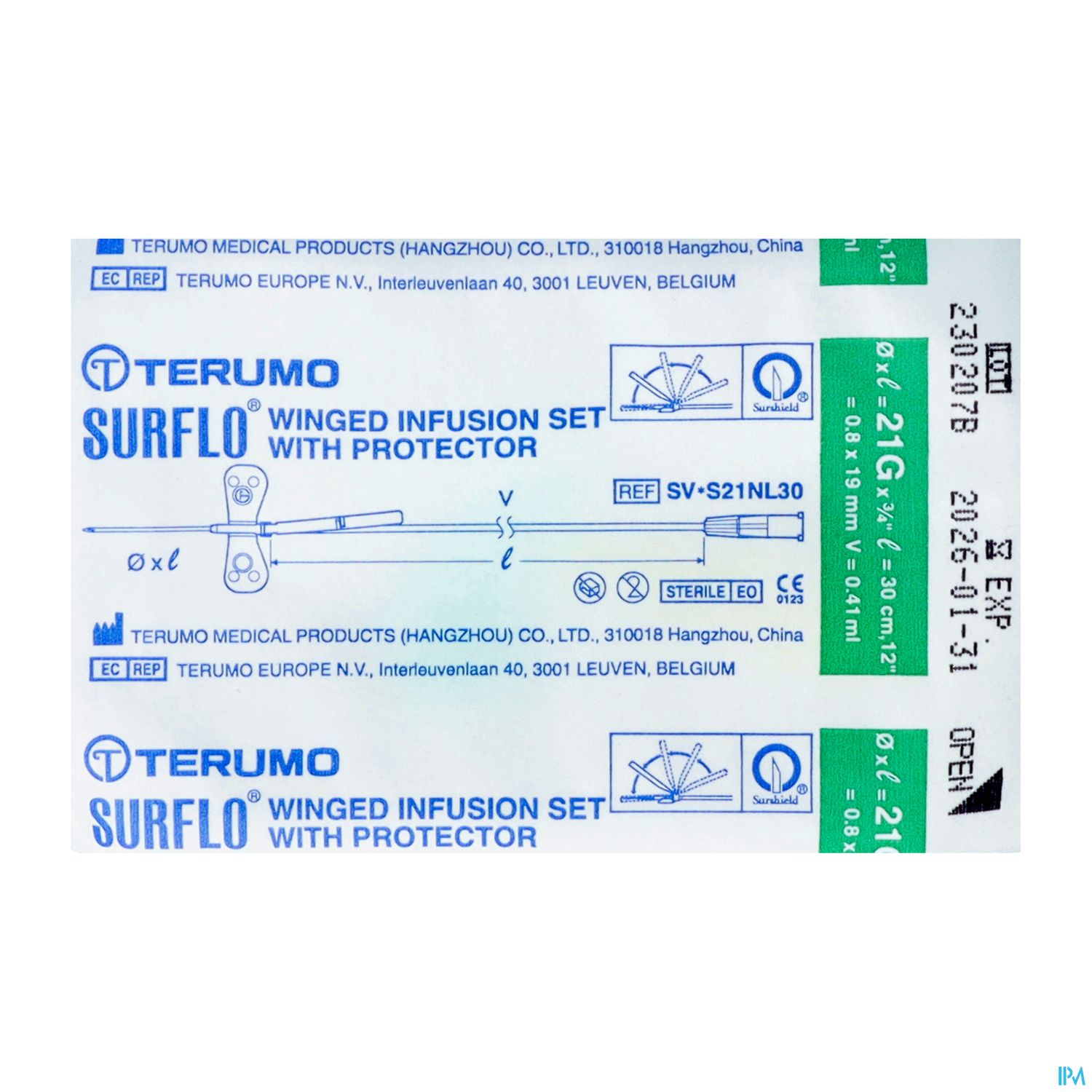 Injektionsspritzen U.zubeh. Butterfly/safety Perfusionsbesteck Surshield Surflo 21g 0,8x 1st