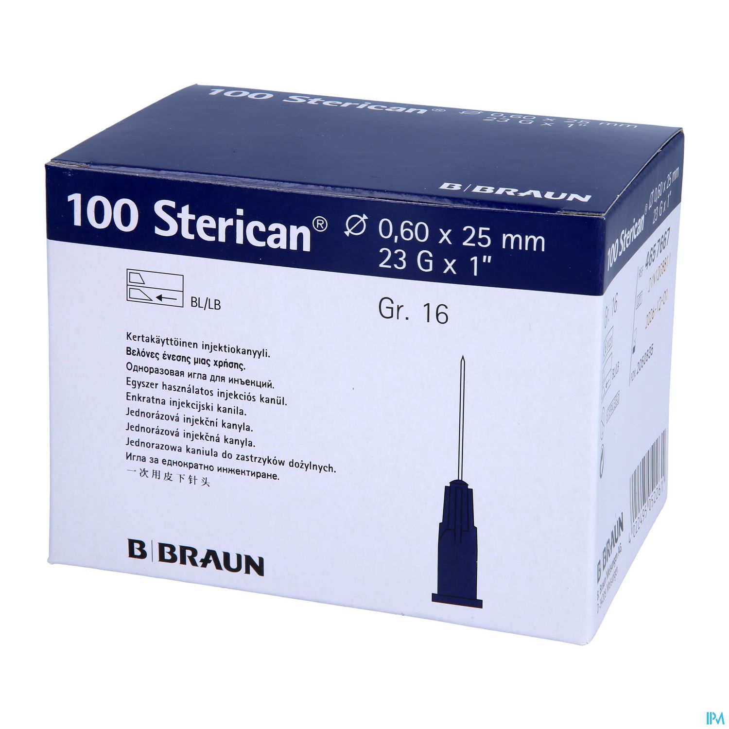 Injektionsspritzen U.zubeh. Einmalkanuelen Sterican Standard Gr16 G23x1 0,6x 25mm 46576 100st