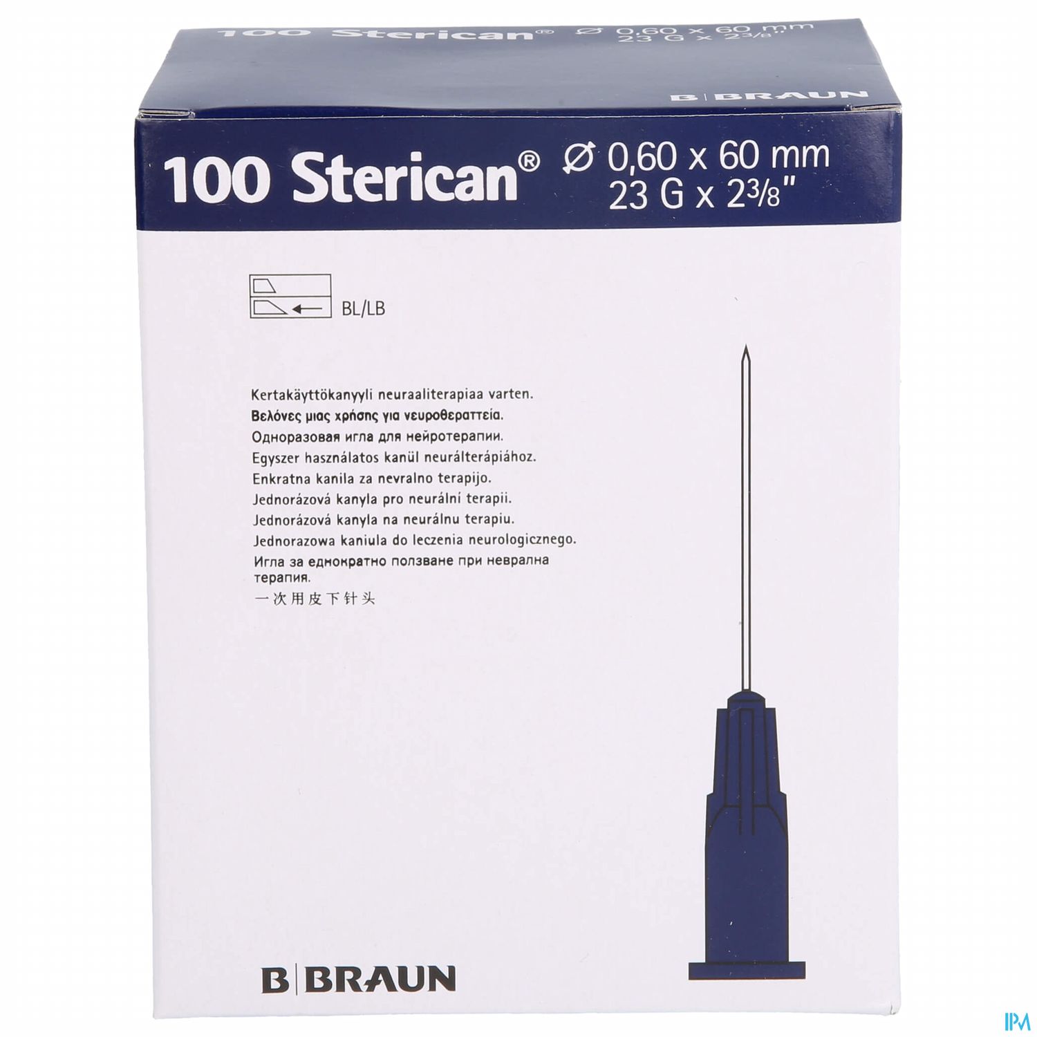 Injektionsspritzen U.zubeh. Einmalkanuelen Braun/sterican/neuralth. G23x2 3/8 0,6x60mm 46656 100st