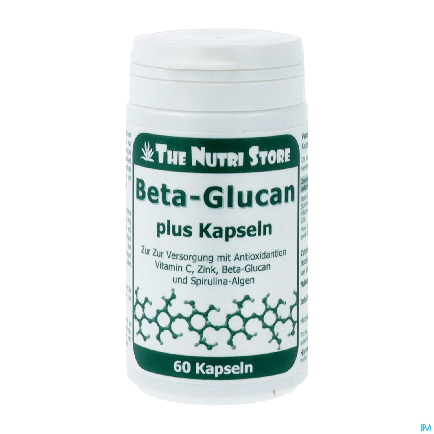 Betaglucan Plus Kapseln Vitamin C Zink Spirulina 60st
