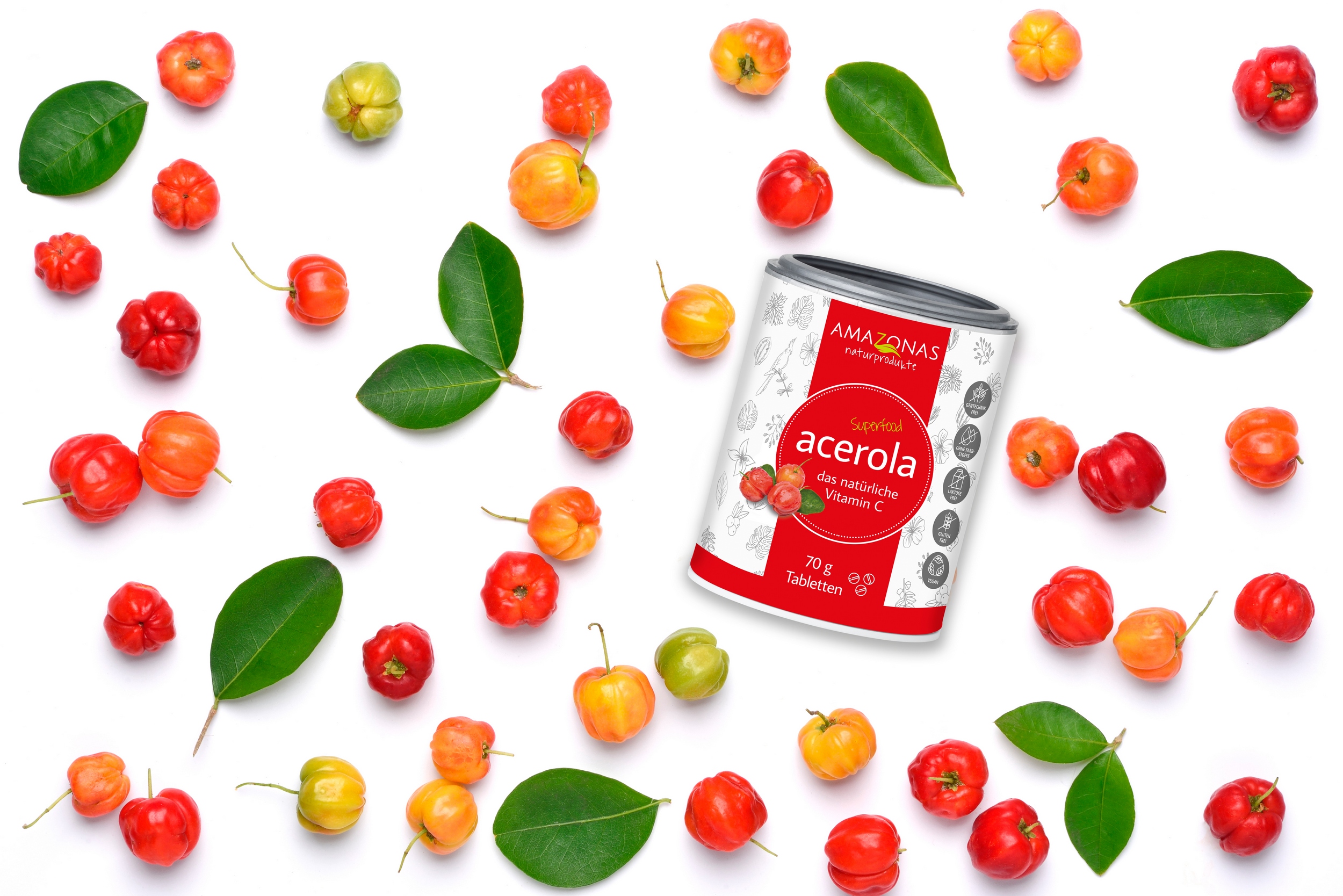 Acerola Vitamin C Fruchtpulver, mit 17% Vitamin C