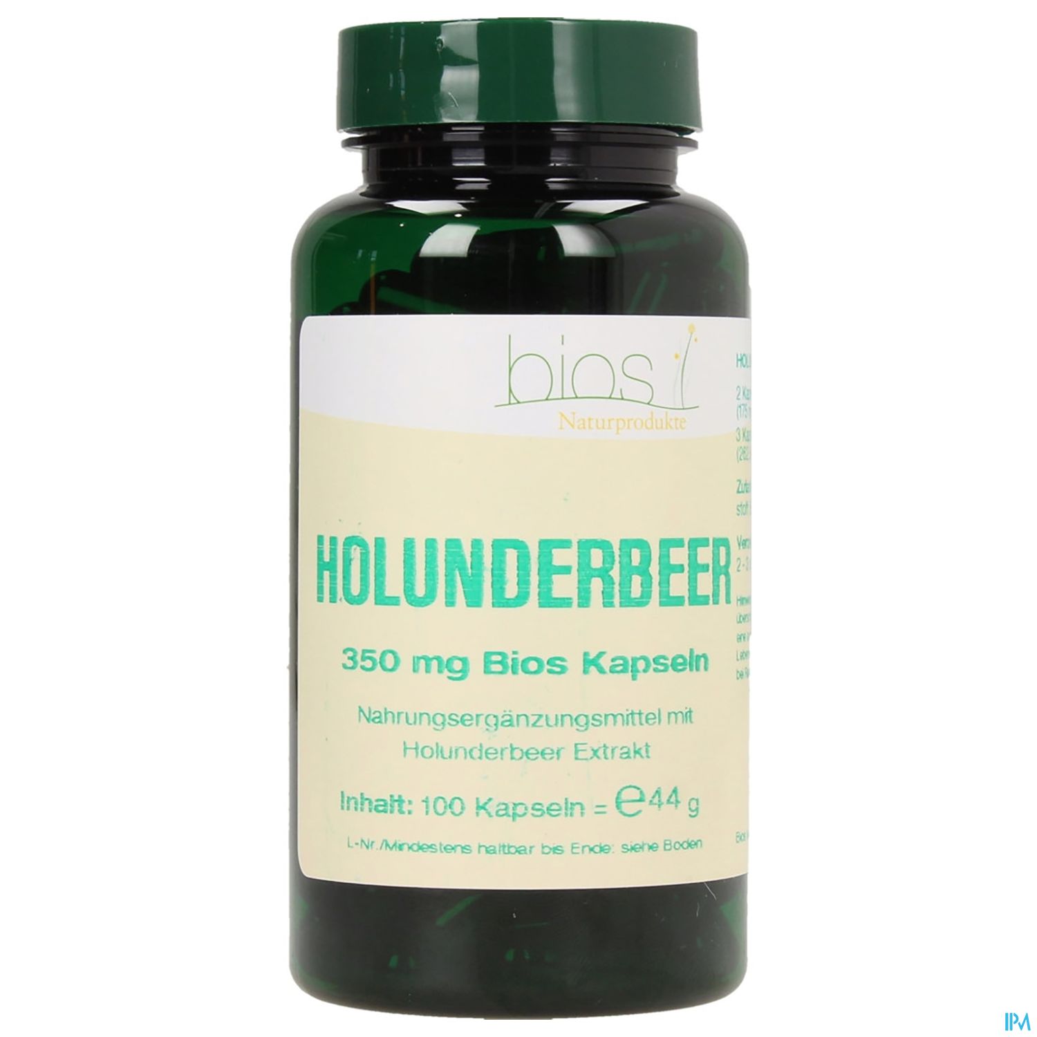 Bios Holunderbeer 350mg 100 Kapseln
