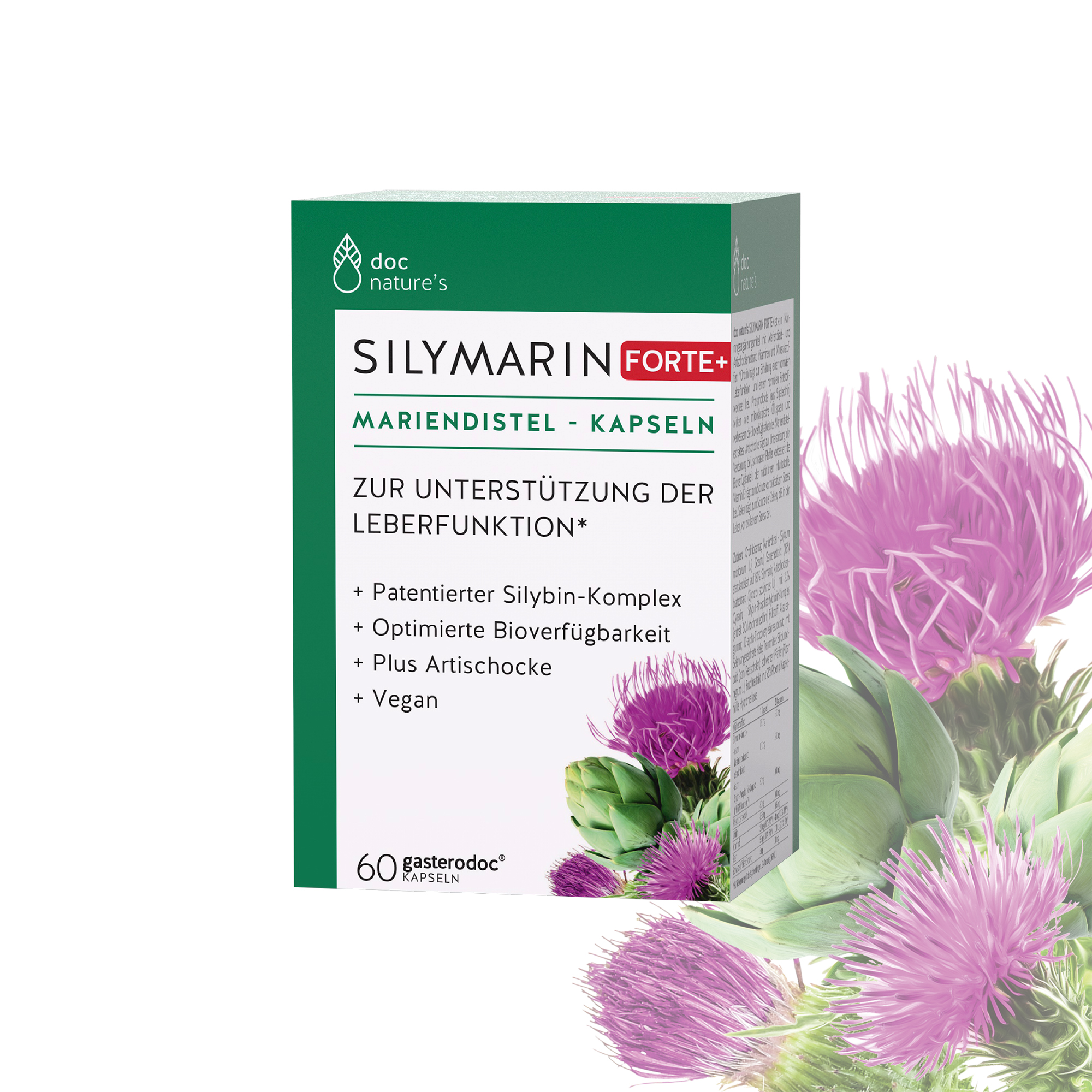 doc nature‘s SILYMARIN FORTE+ Mariendistel-Kapseln