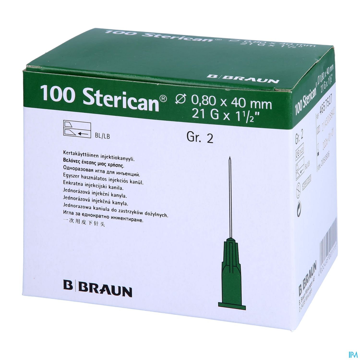 Injektionsspritzen U.zubeh. Einmalkanuelen Sterican/standard Gr2 G21x1 1/2 0,8x40mm 46575 100st