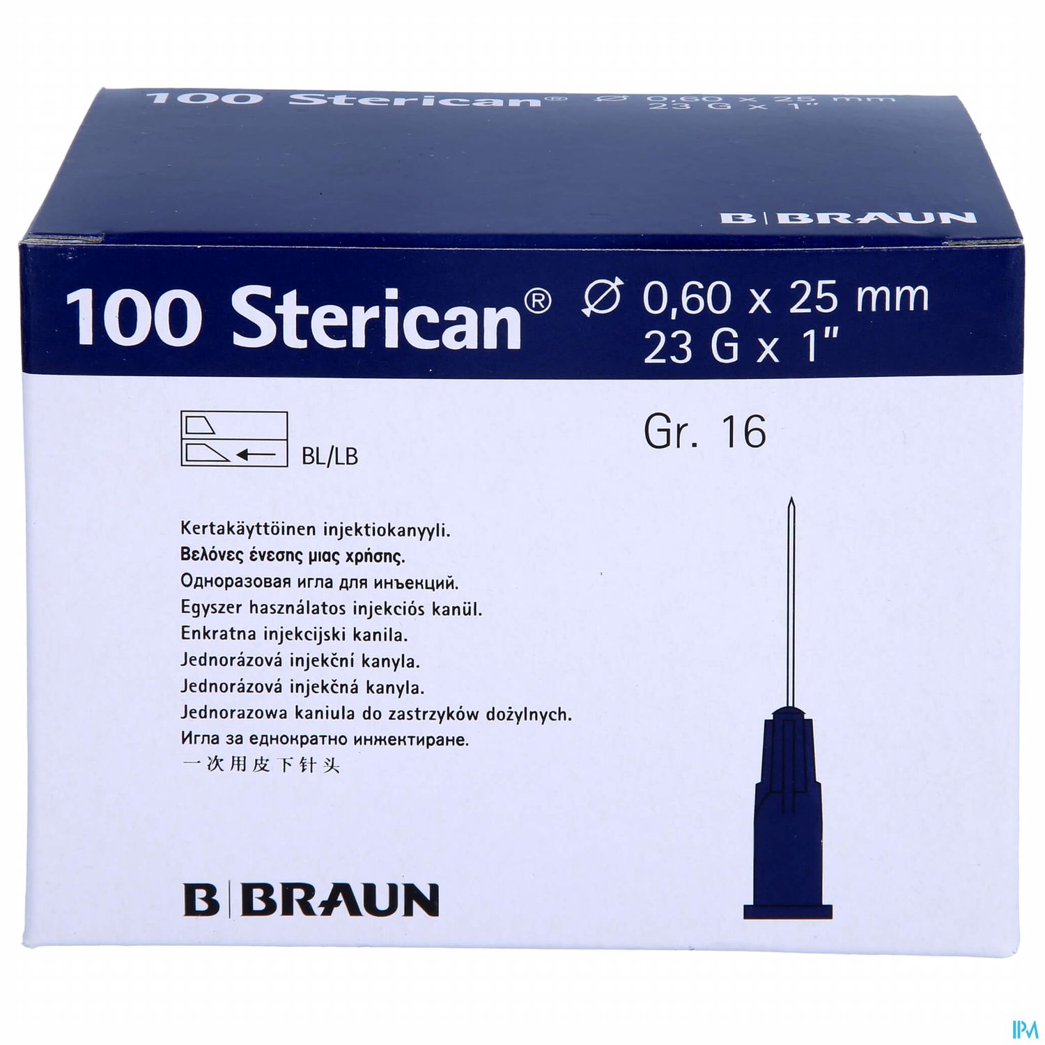 Injektionsspritzen U.zubeh. Einmalkanuelen Sterican Standard Gr16 G23x1 0,6x 25mm 46576 100st