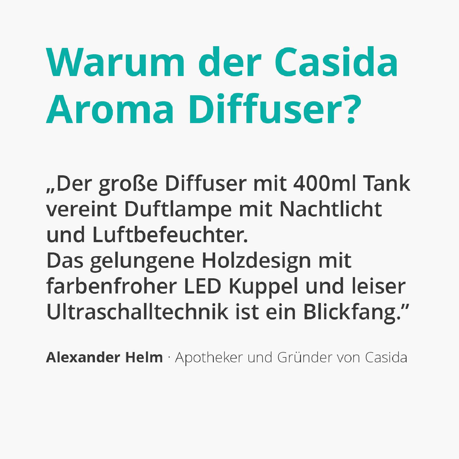 Aroma Diffusor für ätherische Öle mit LED Licht