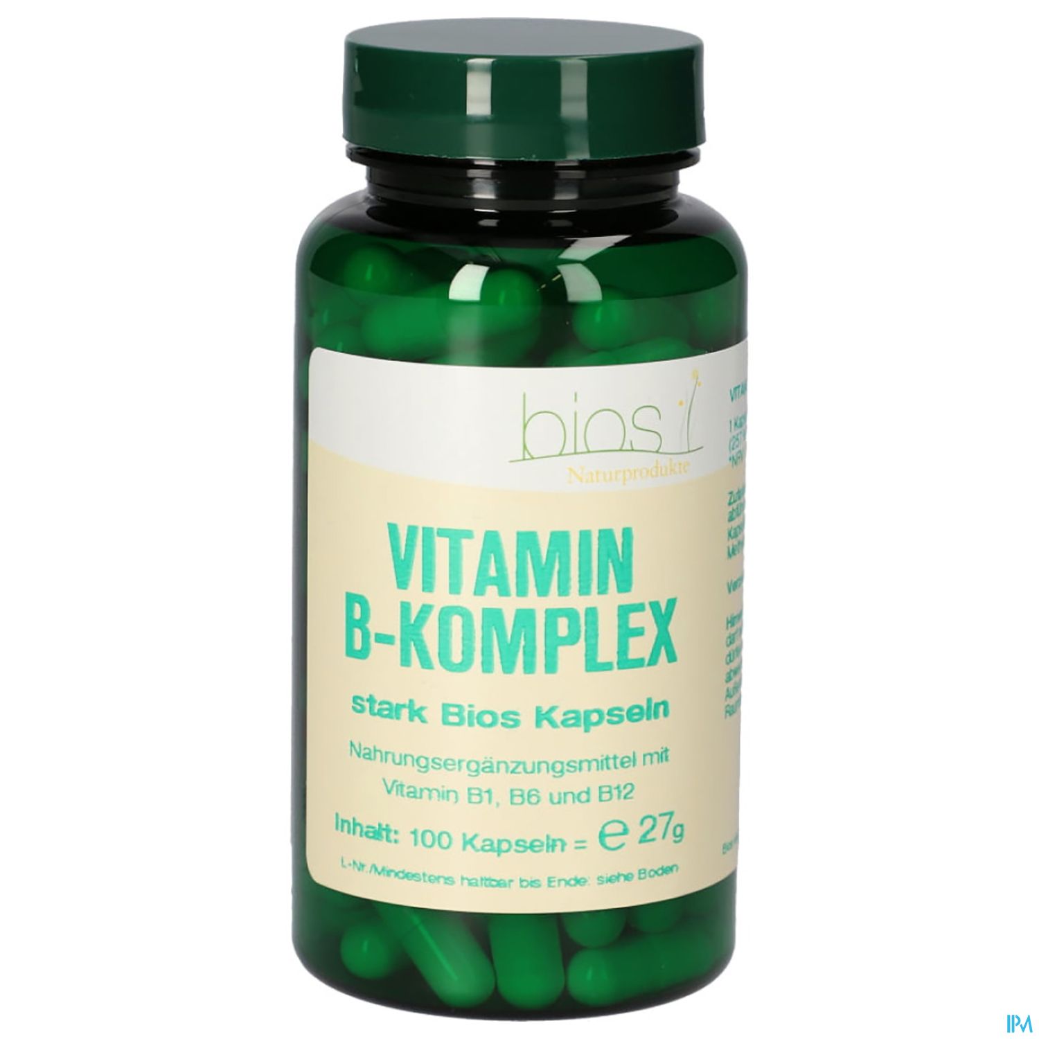 Bios Vitamin B-komplex Stark 100 Kapseln