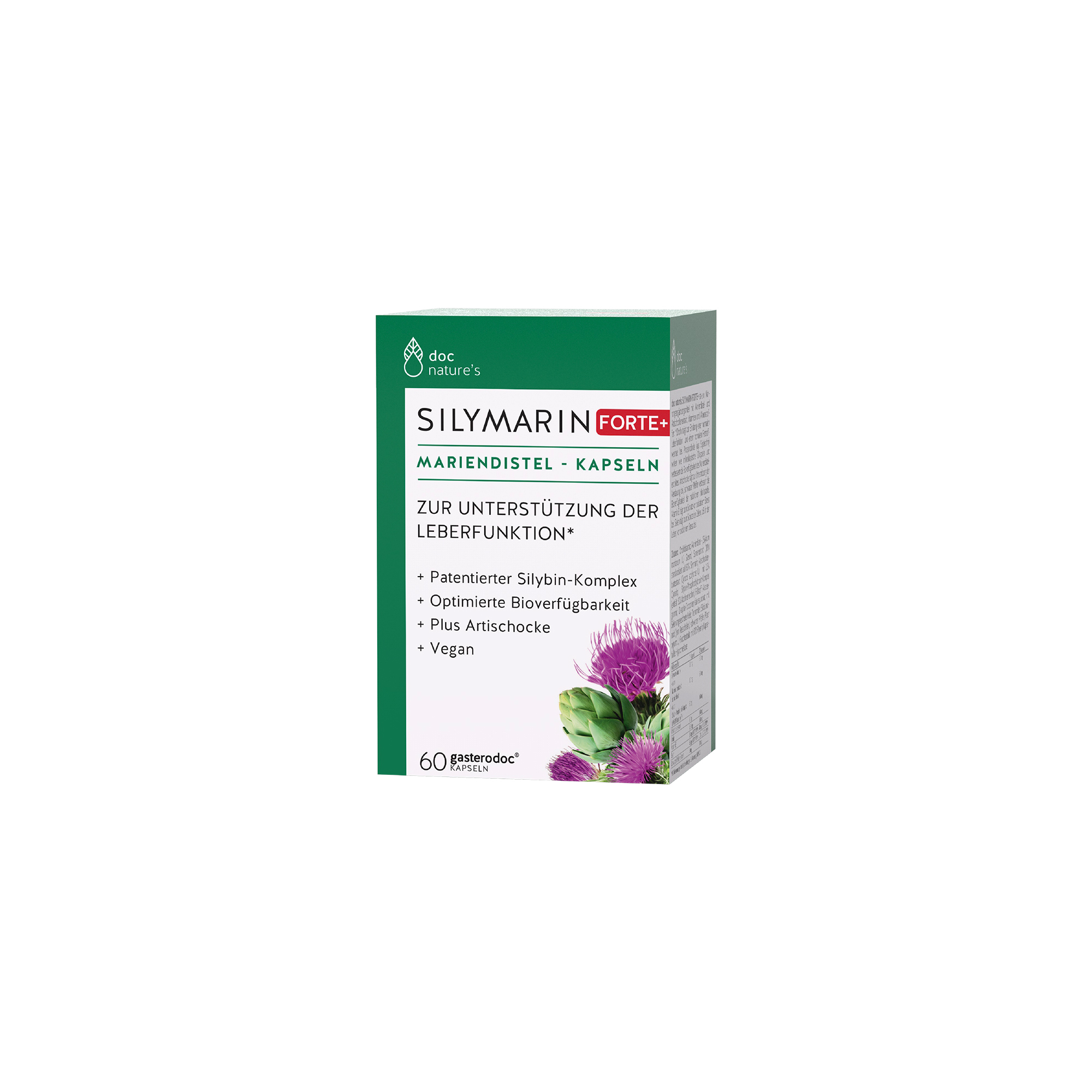 doc nature‘s SILYMARIN FORTE+ Mariendistel-Kapseln
