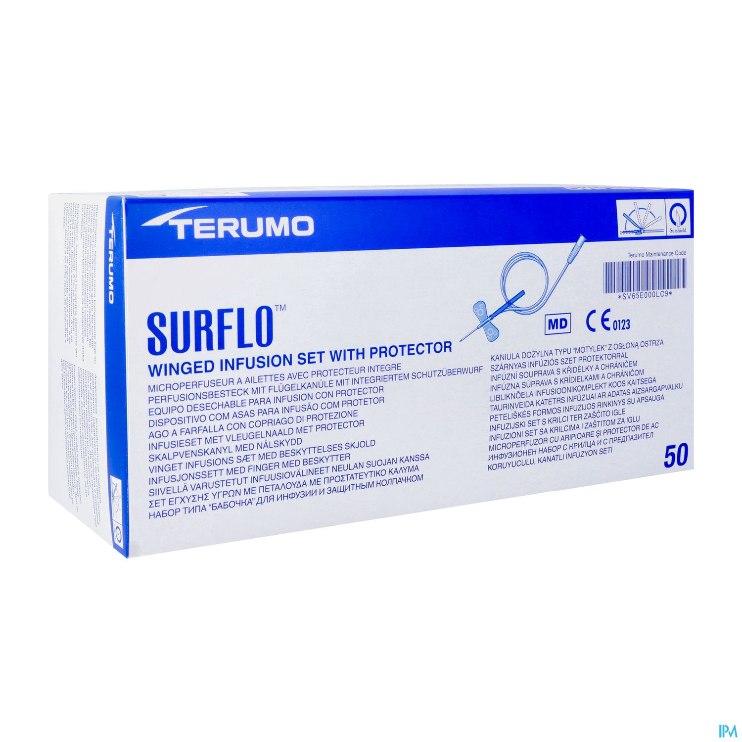 Injektionsspritzen U.zubeh. Butterfly/safety Perfusionsbesteck Surshield/surflo 25g 0,5x 50st
