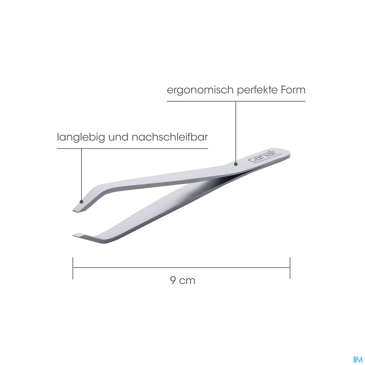 Pinzetten Canal Rostfrei/klauenform 9cm Satin 2078- 1st