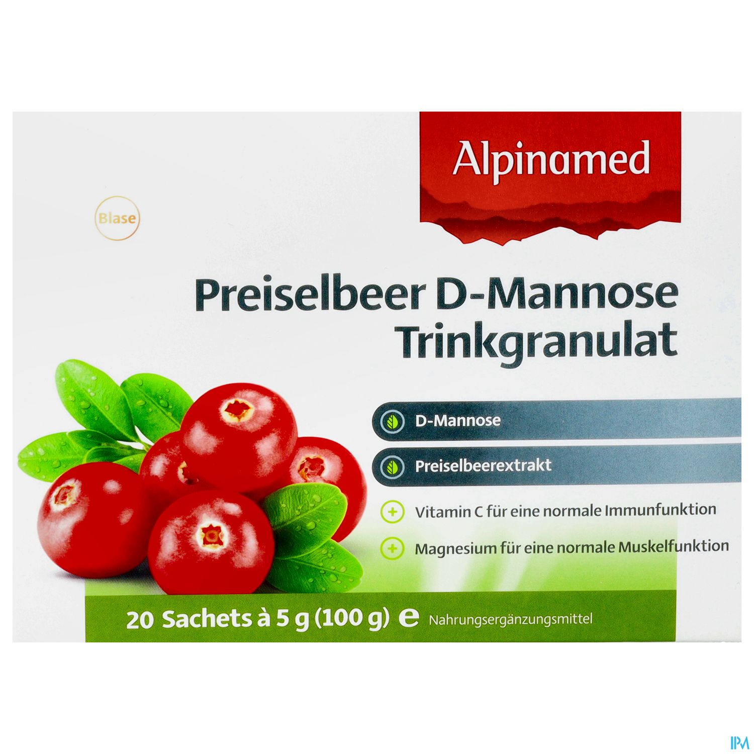 D-mannose Trinkgranulat -alpinamed Preiselbeer Sachets 20st