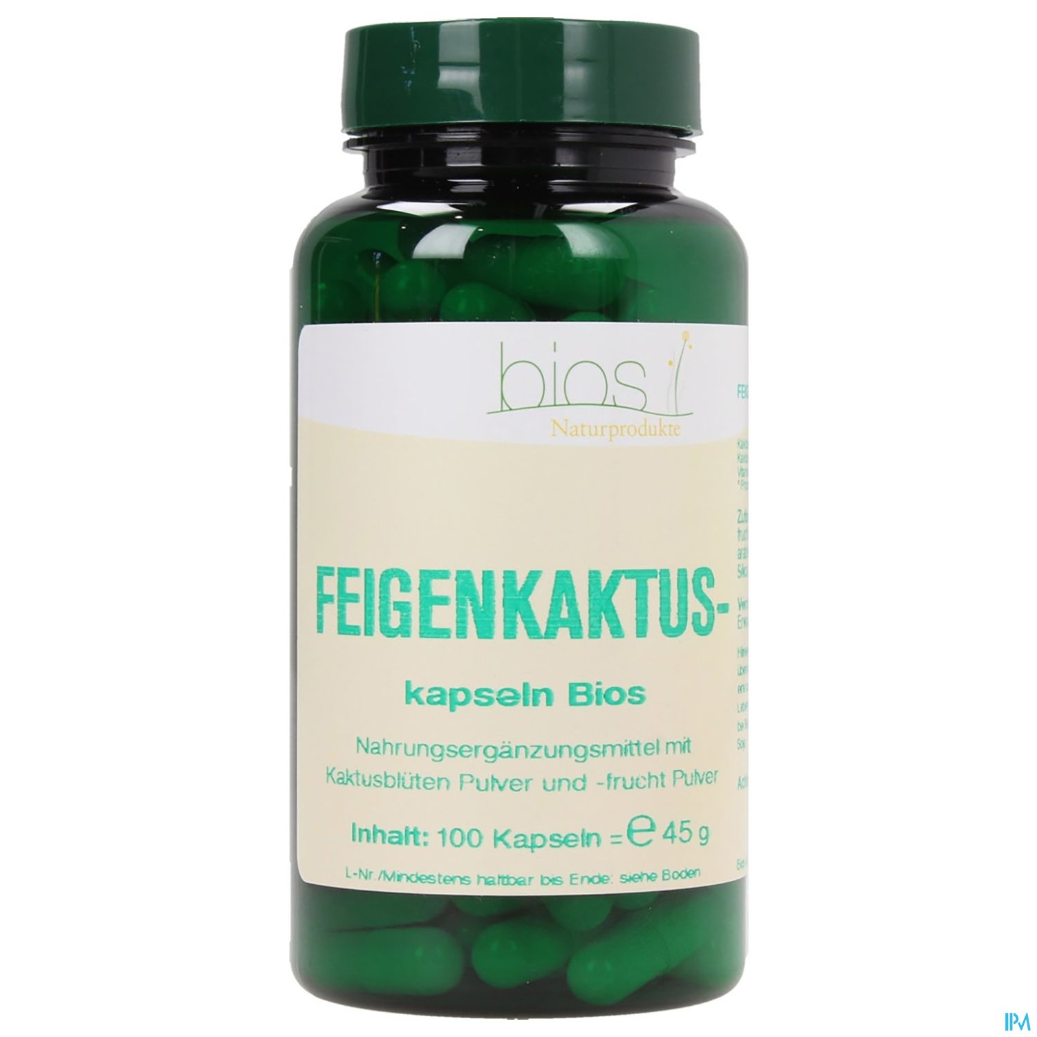 Bios Feigenkaktuskapseln 100 Kapseln