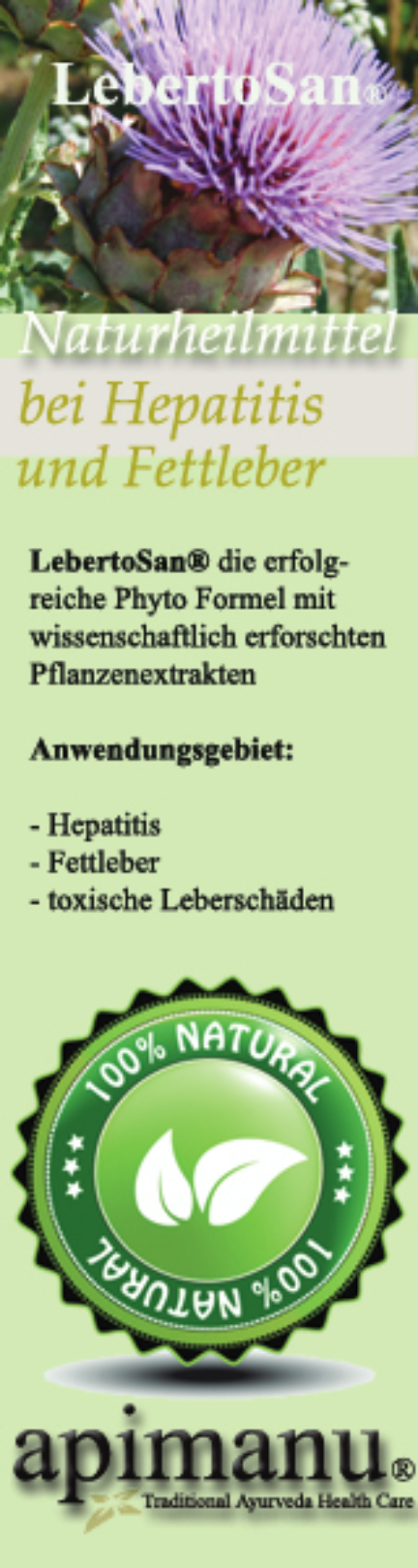 apimanu LebertoSan ayurveda– pflanzlicher Leberschutz