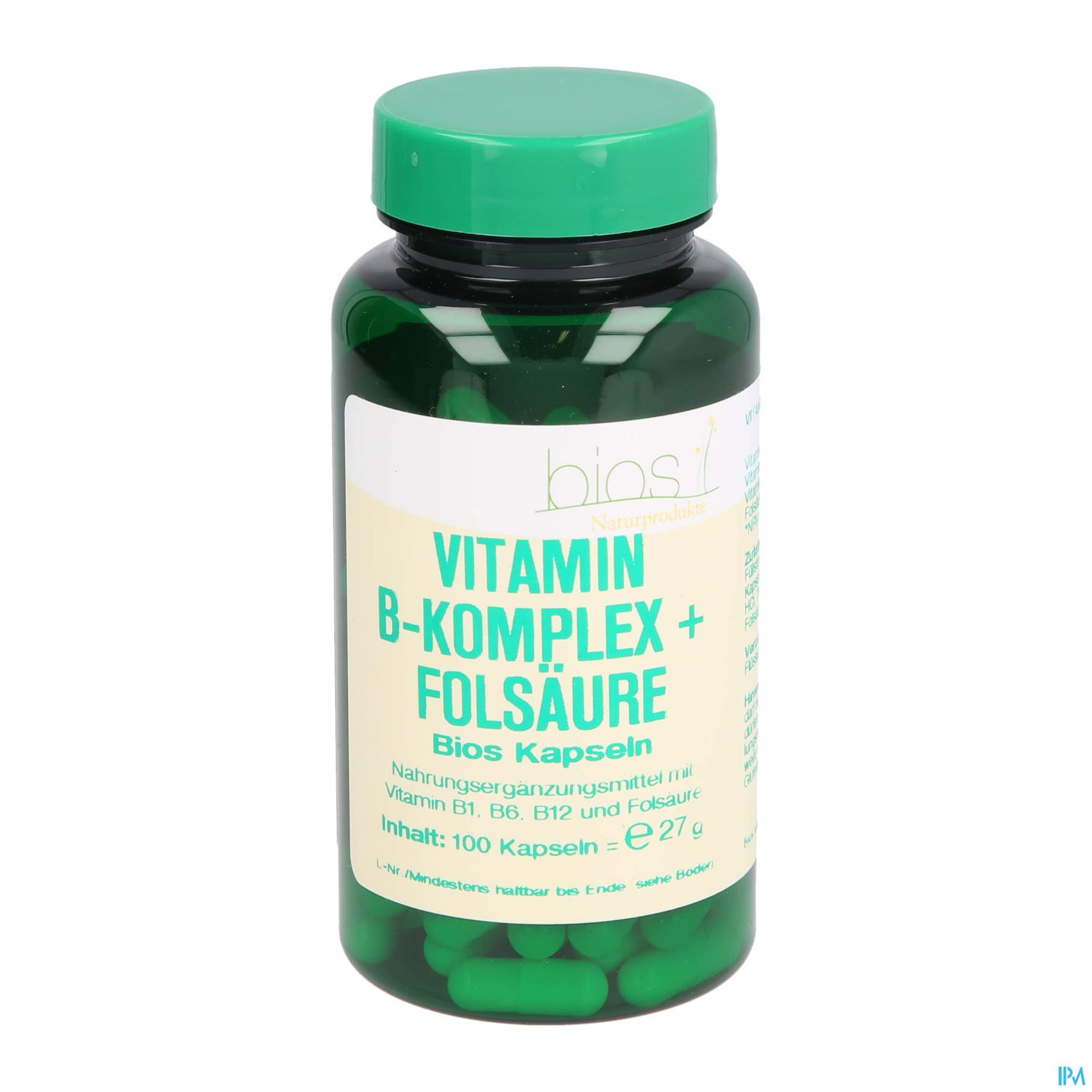 Bios Vitamin B Komplex + Folsäure 100 Kapseln
