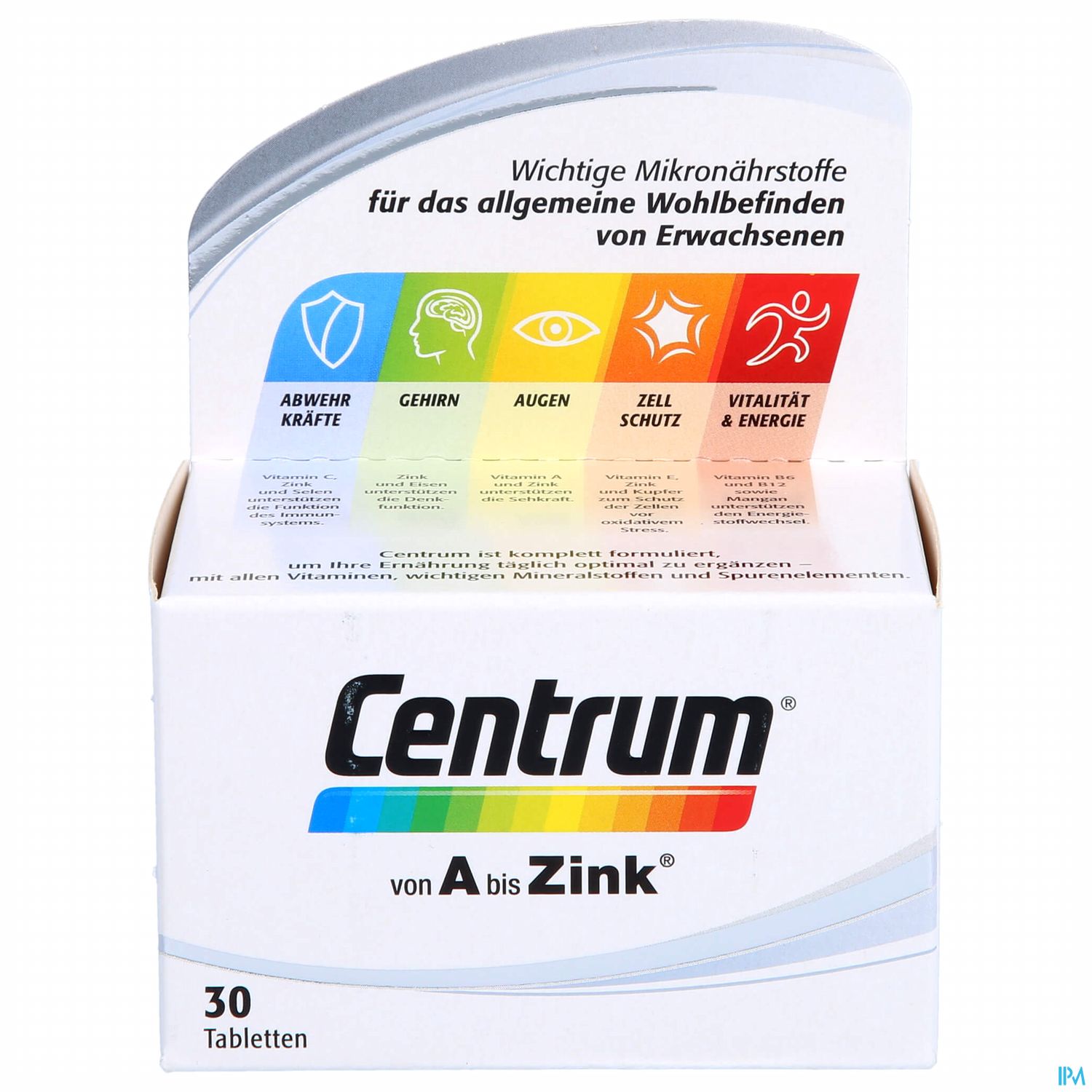Centrum Tabl A-zink 30st
