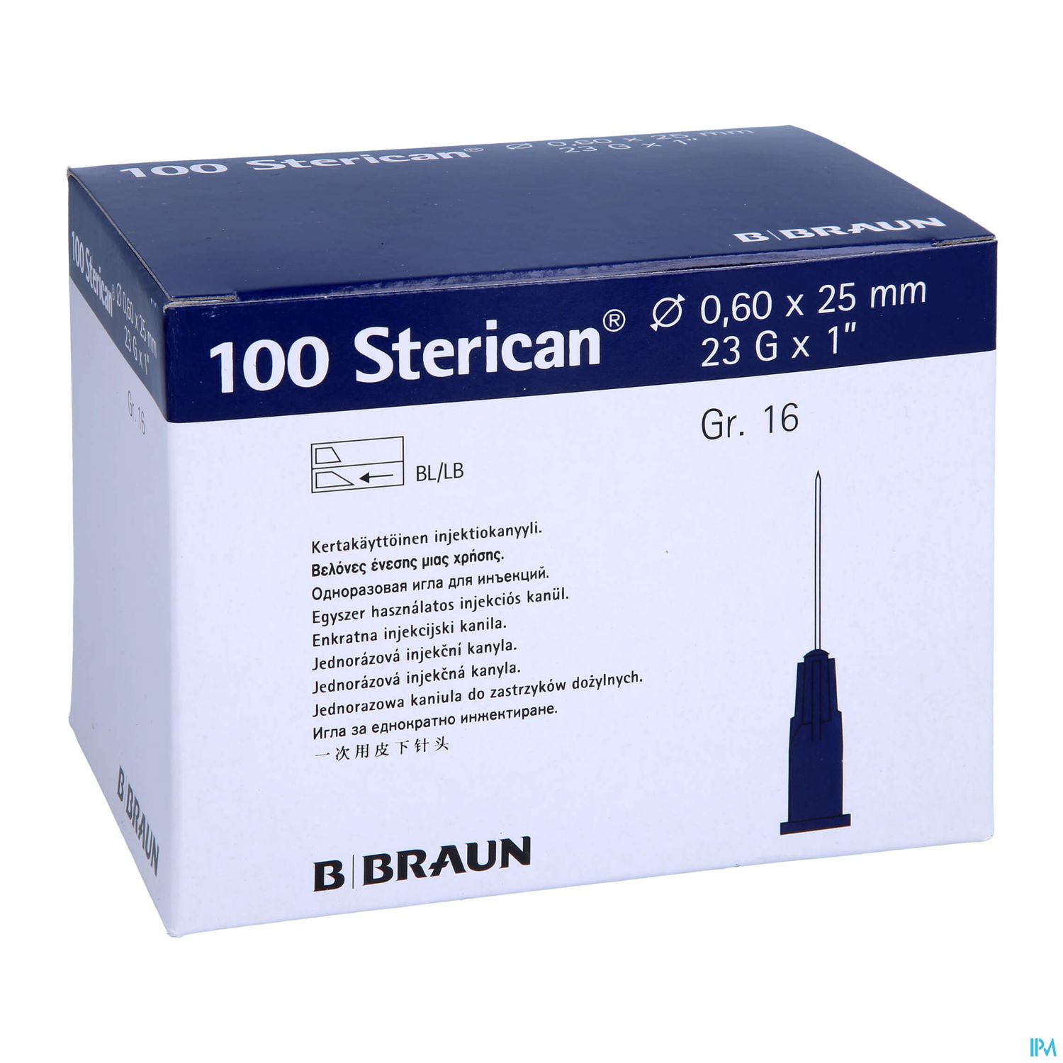 Injektionsspritzen U.zubeh. Einmalkanuelen Sterican Standard Gr16 G23x1 0,6x 25mm 46576 100st