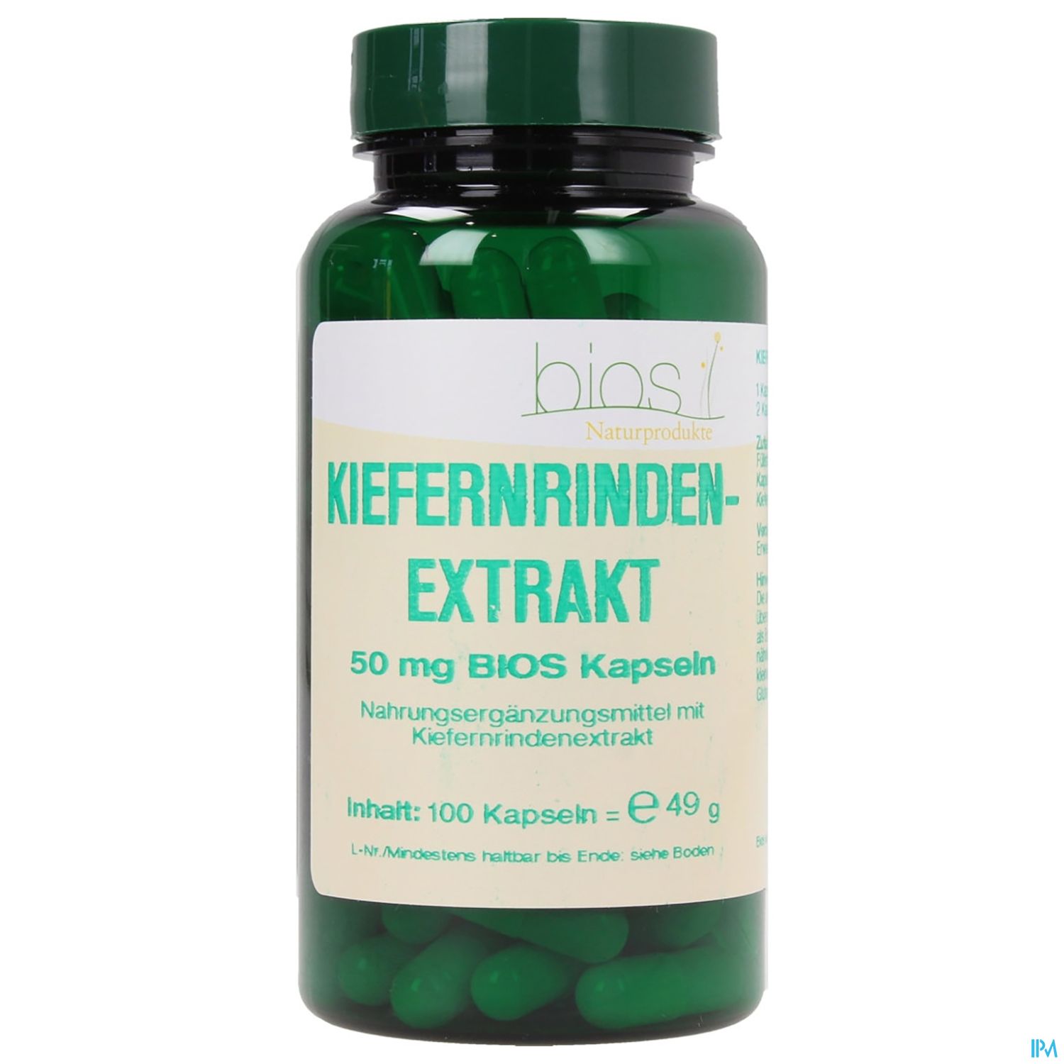 Bios Kiefernrindenextrakt 50mg 100 Kapseln
