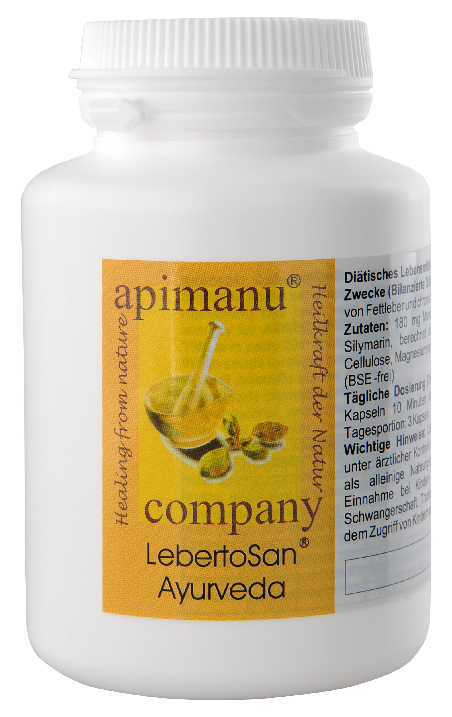 apimanu LebertoSan ayurveda– pflanzlicher Leberschutz