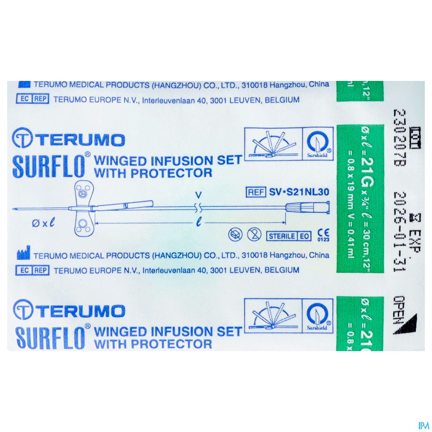 Injektionsspritzen U.zubeh. Butterfly/safety Perfusionsbesteck Surshield Surflo 21g 0,8x 1st