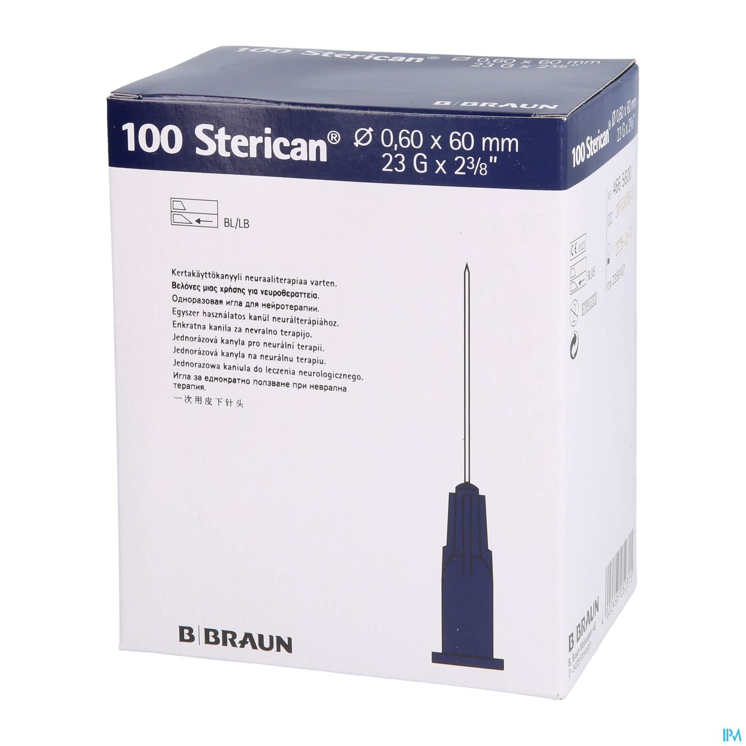Injektionsspritzen U.zubeh. Einmalkanuelen Braun/sterican/neuralth. G23x2 3/8 0,6x60mm 46656 100st