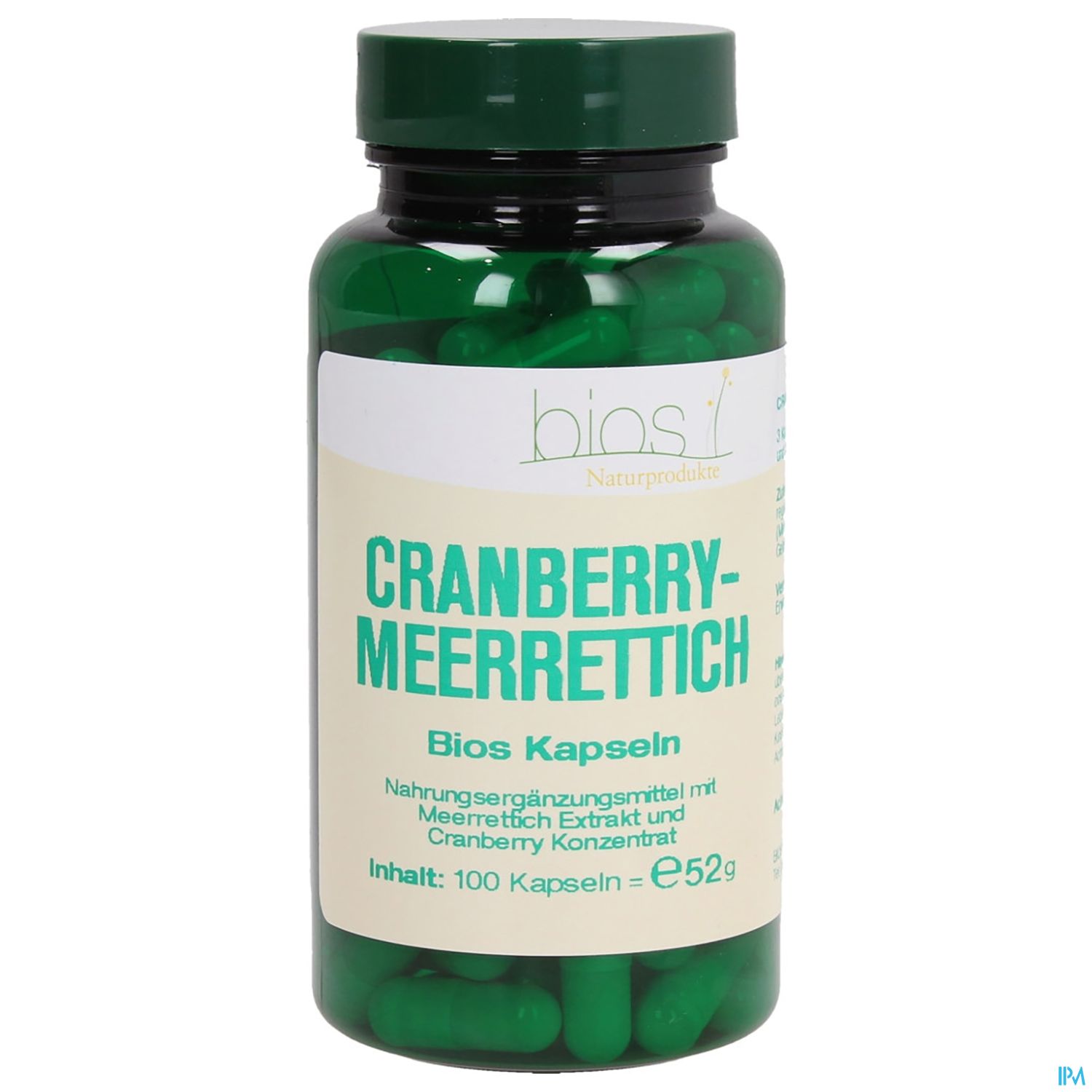 Bios Cranberry-meerrettich 100 Kapseln