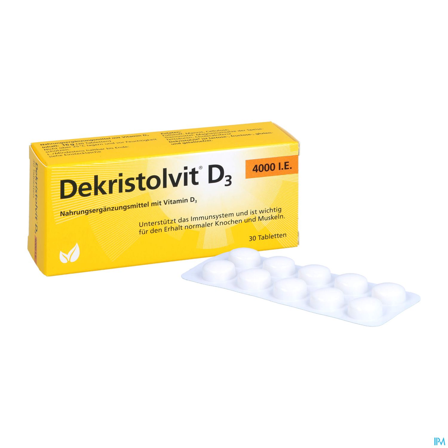 Dekristolvit D3 4000ie Tabl 30st