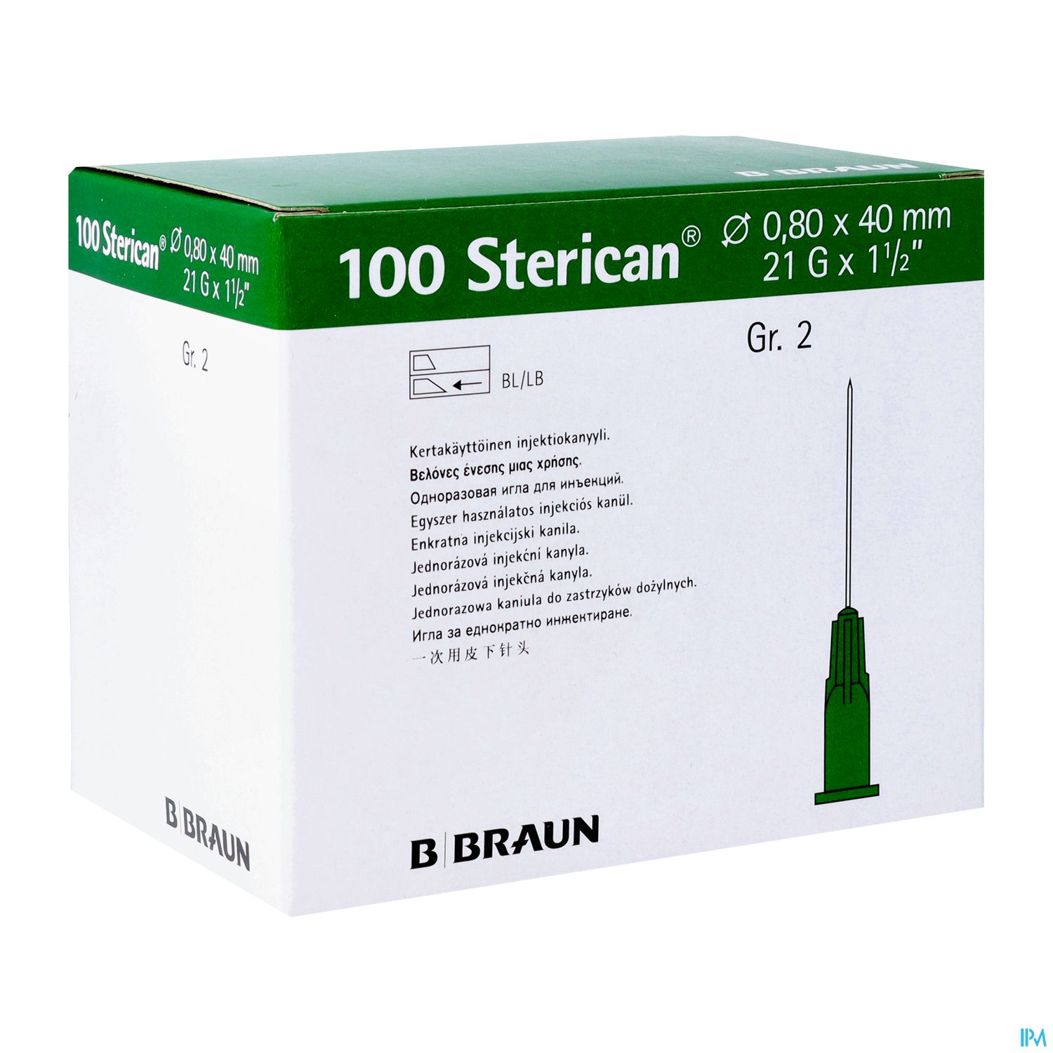 Injektionsspritzen U.zubeh. Einmalkanuelen Sterican/standard Gr2 G21x1 1/2 0,8x40mm 46575 100st