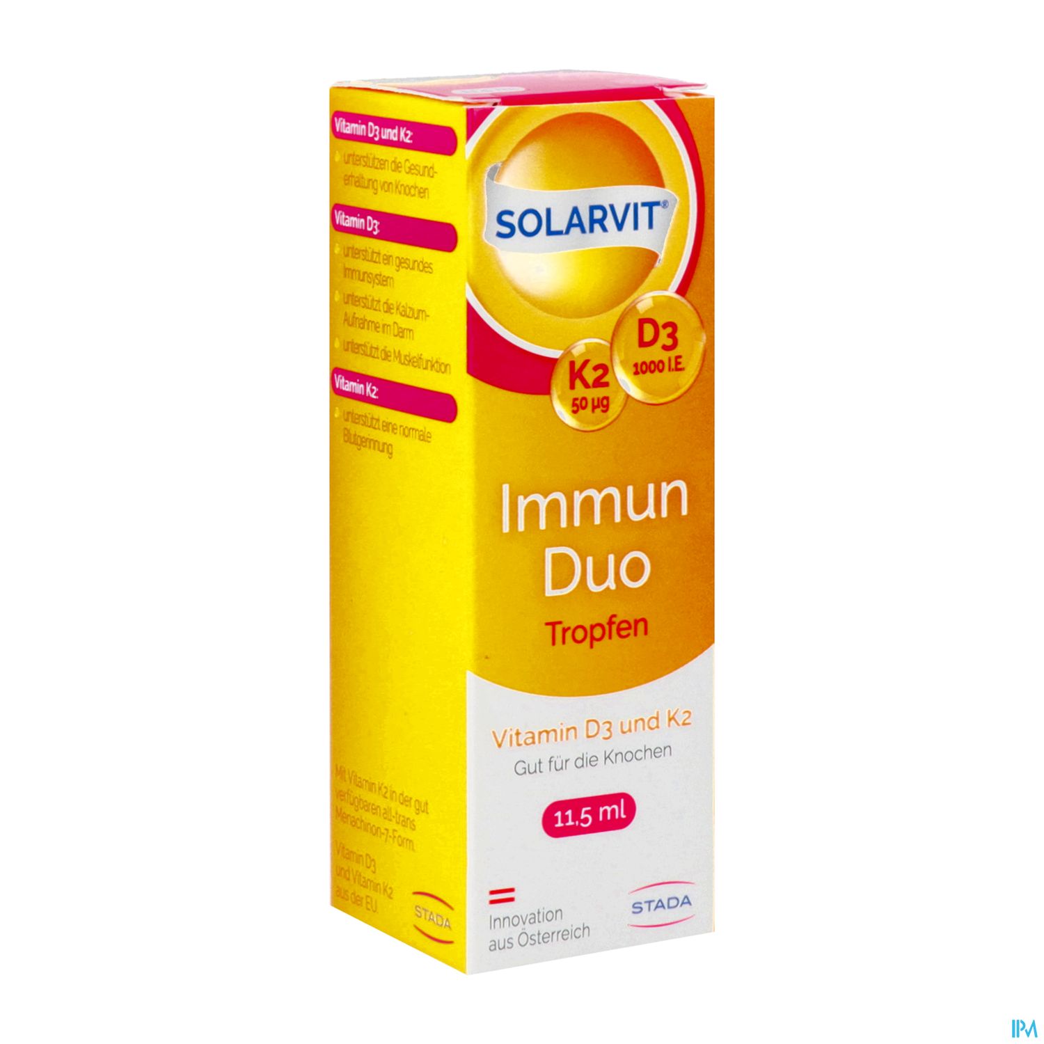 D3 Tropfen Solarvit K2 Immun Duo Forte 11,5ml