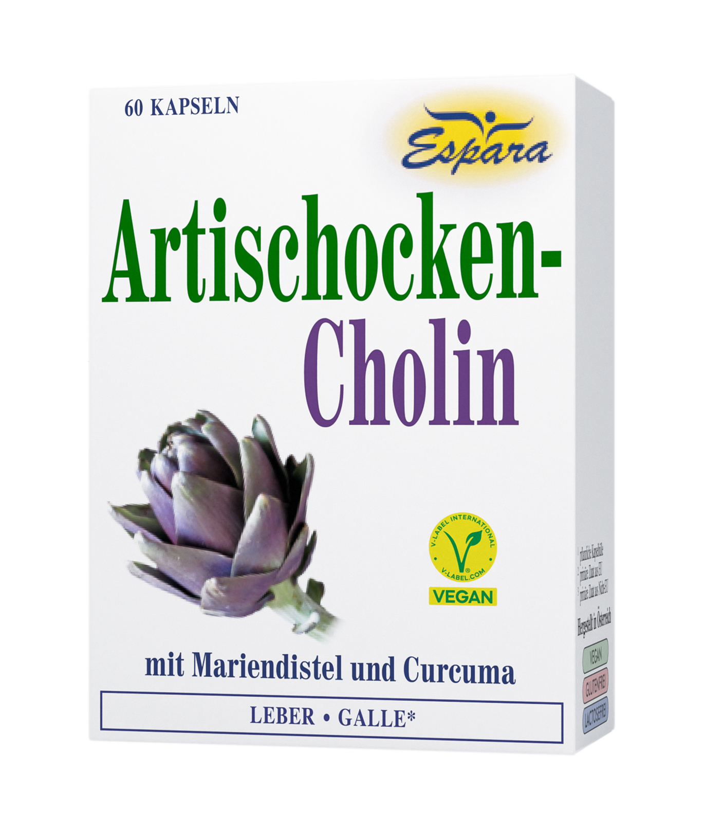 Artischocken-Cholin Kapseln